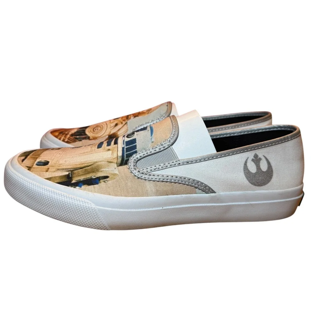 Sperry Star Wars R2-D2 C-3PO Slip-On Shoes Women's 9.5M Limited Edition